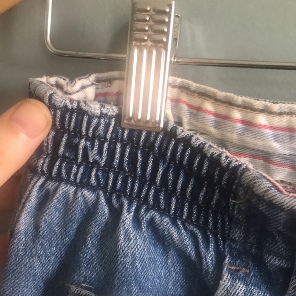 Vintage lee 90’s high rise elastic waist tapered mom jeans. Retro comfy size 8P - Picture 5 of 13